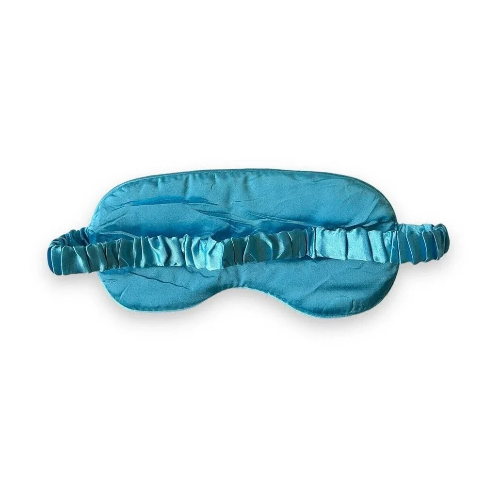 Blue Sleep Mask Night Cover Eye Sleeping Silk Satin Masks for Women Men …